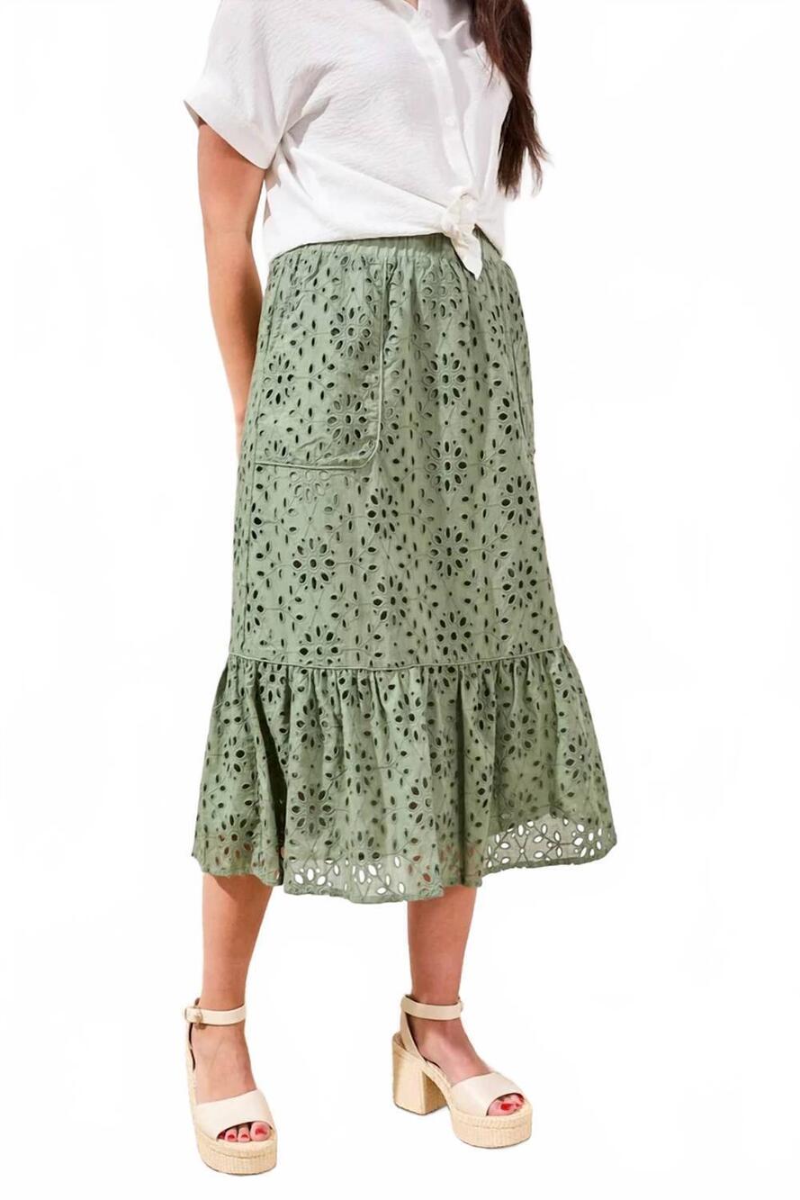 NEW TRIBAL boho skirt in mos